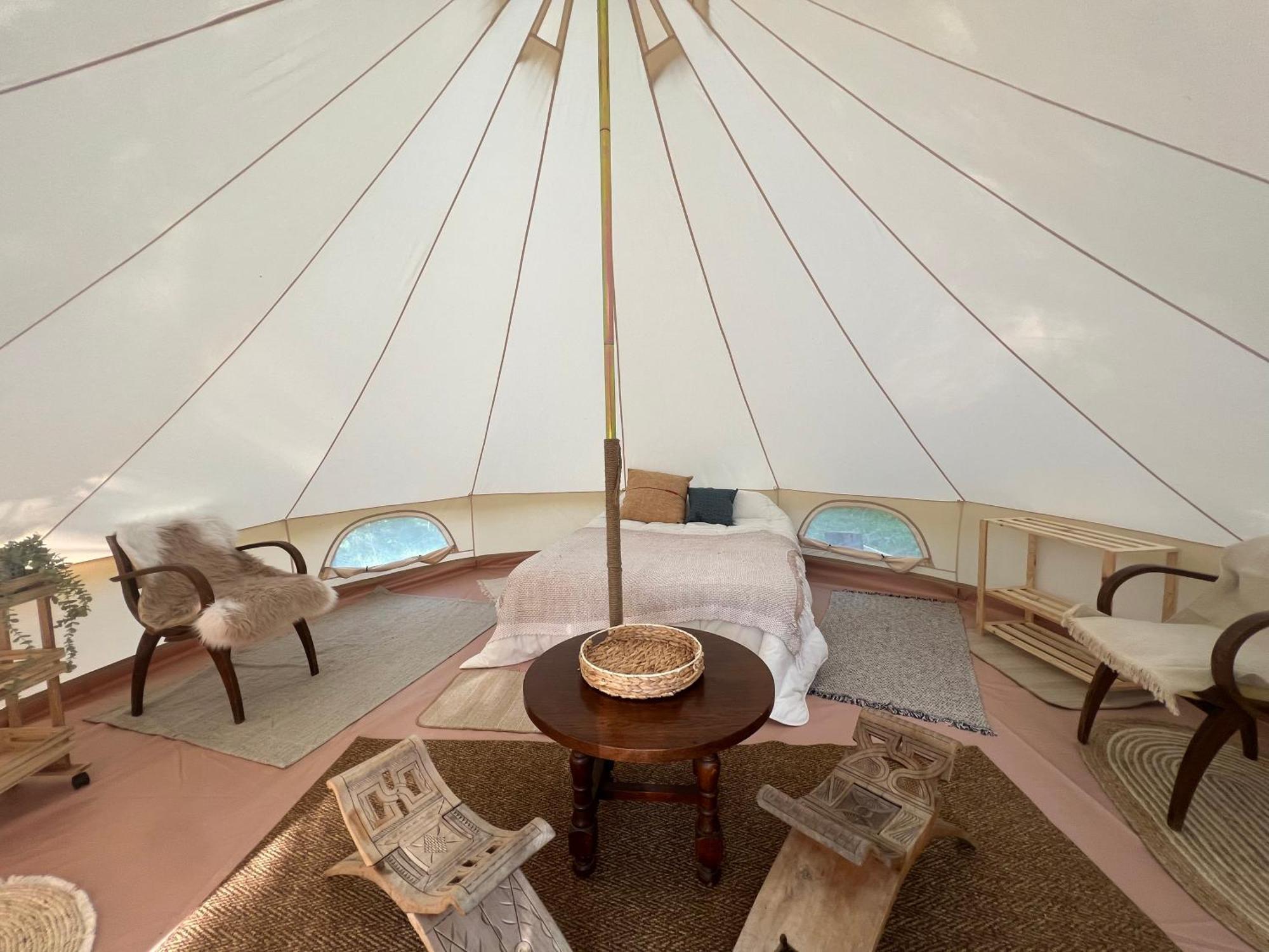 Tente Lodge En Pleine Nature Sumène 외부 사진