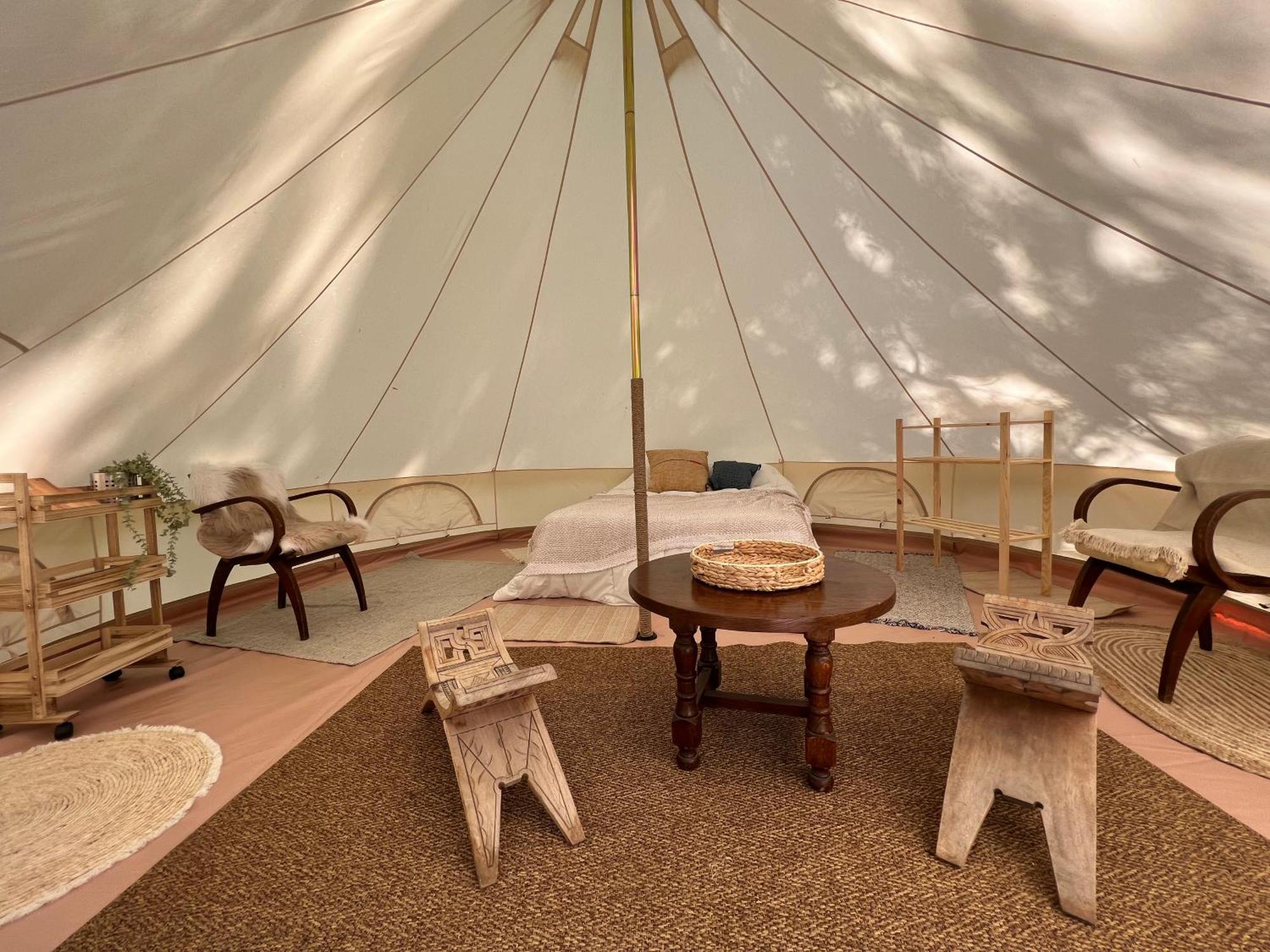 Tente Lodge En Pleine Nature Sumène 외부 사진