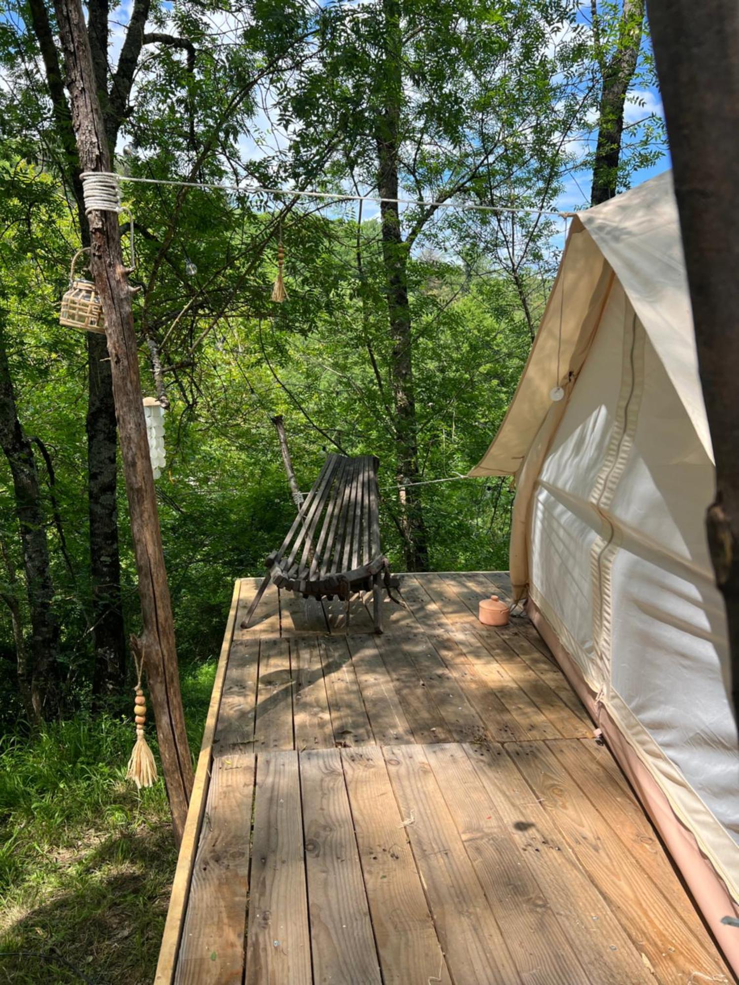 Tente Lodge En Pleine Nature Sumène 외부 사진